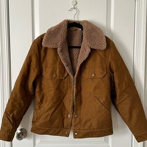 *free shipping* Uniqlo sherpa trucker jacket/coat XS/S new